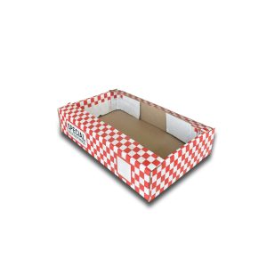Corrogated Meat Boxes 2KG RED 50's