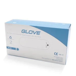 Latex Nitrile Pow.Free Large BLUE