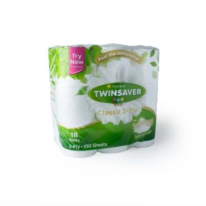 Twinsaver 1329 Luxury 2ply Toilet Paper 4x18